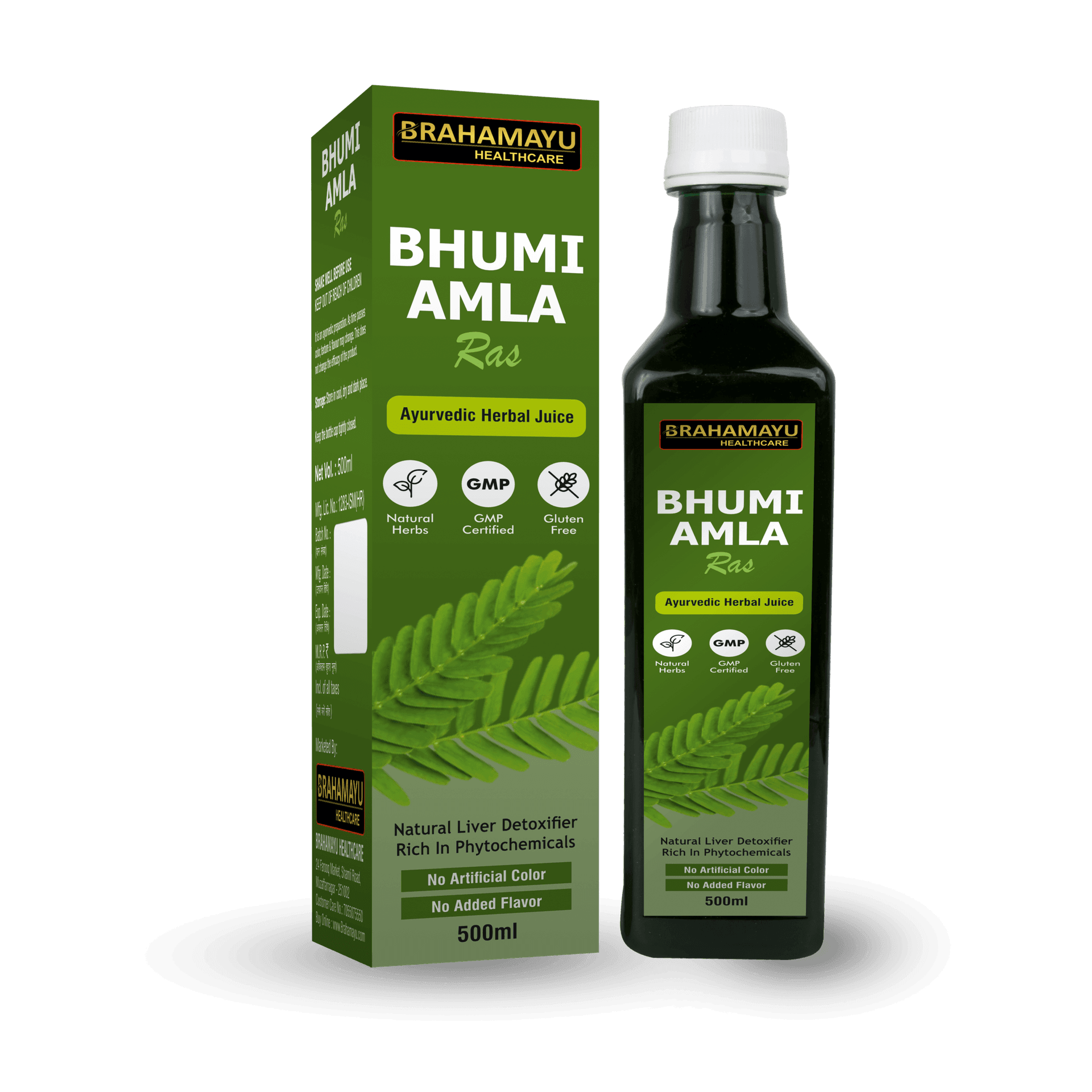 Brahamayu Healthcare Bhumi Amla Ras 500ml