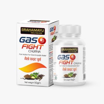 Brahamayu Gas O Fight Churna 50gm Ayurvedic digestive wellness product
